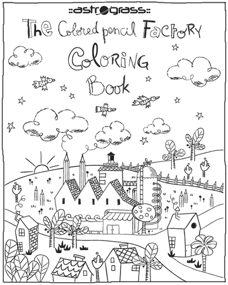 Front Page The Colored Pencil Factory Coloring Book